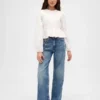 Smock-Peplum-Oberteil für Kinder