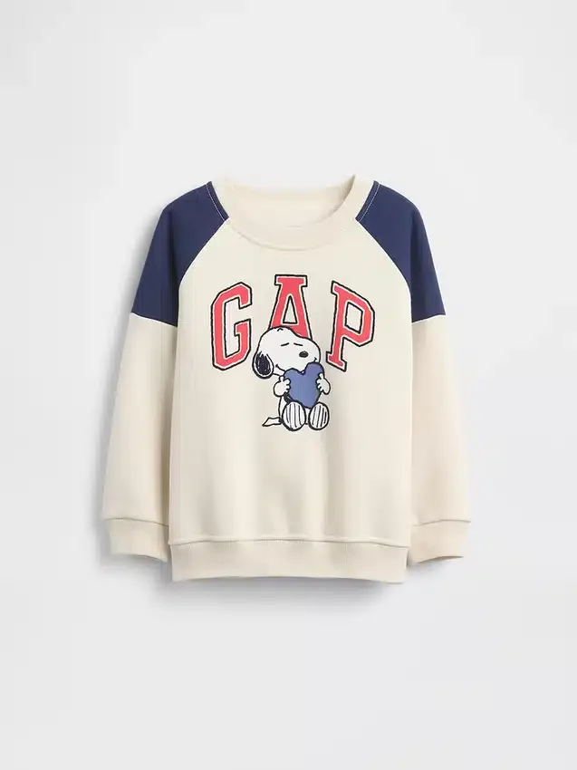 Snoopy-Logo-Raglan-Sweatshirt für Baby & Kleinkind