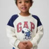 Snoopy-Logo-Raglan-Sweatshirt für Baby & Kleinkind