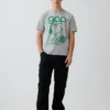 Snoopy-Logo-T-Shirt mit Grafik in lockerer Passform
