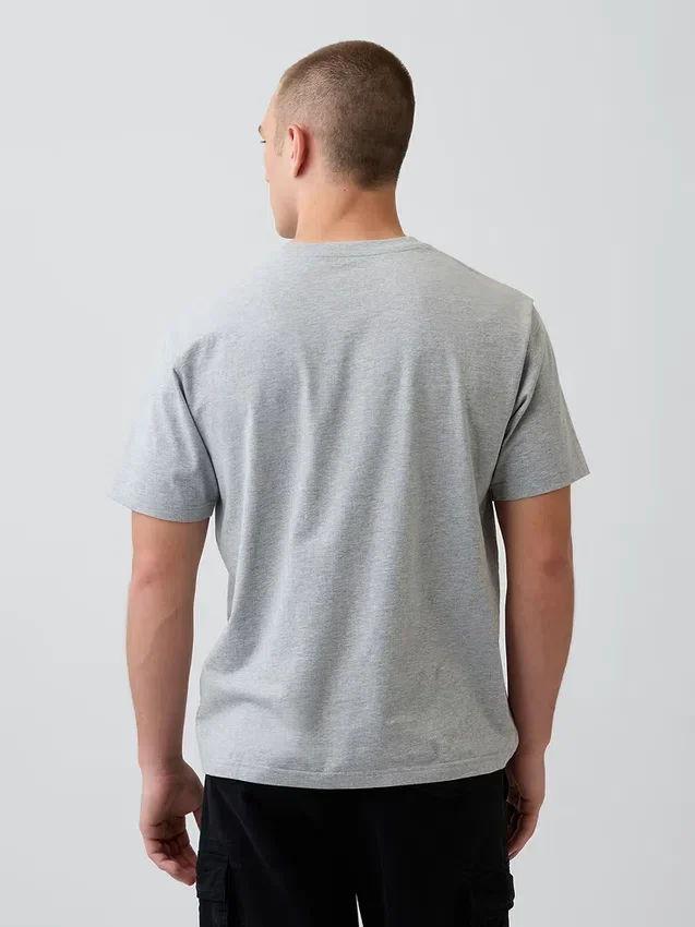 Snoopy-Logo-T-Shirt mit Grafik in lockerer Passform
