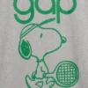 Snoopy-Logo-T-Shirt mit Grafik in lockerer Passform