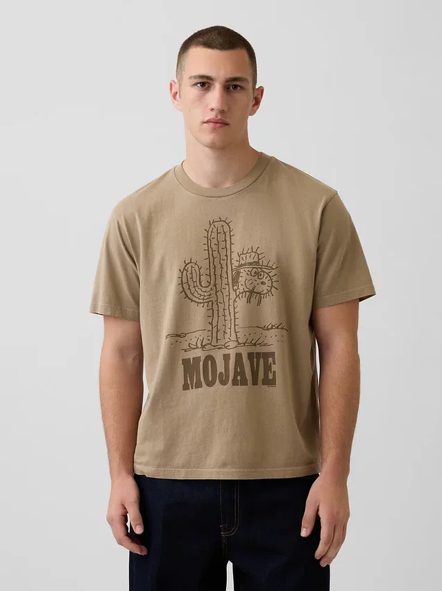 Snoopy Mojave T-Shirt mit Grafik in lockerer Passform