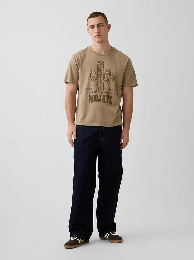 Snoopy Mojave T-Shirt mit Grafik in lockerer Passform