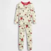 Snoopy-Pyjama-Set aus gebürsteter Bio-Baumwolle für Baby & Kleinkind
