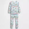 Snoopy-Pyjama-Set aus gebürsteter Bio-Baumwolle für Baby & Kleinkind