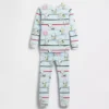 Snoopy-Pyjama-Set aus gebürsteter Bio-Baumwolle für Baby & Kleinkind