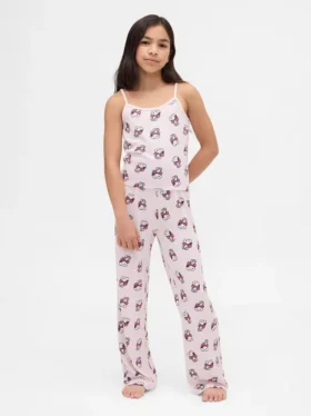 Snoopy-Pyjama-Set für Kinder aus recyceltem Material