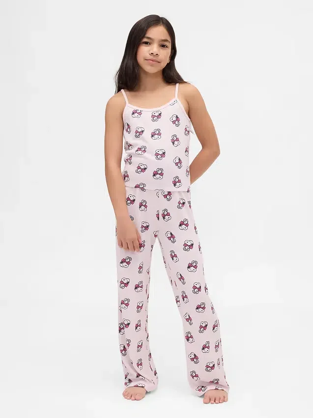 Snoopy-Pyjama-Set für Kinder aus recyceltem Material