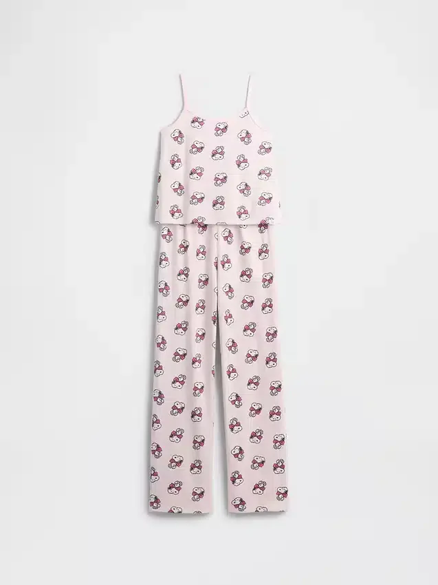 Snoopy-Pyjama-Set für Kinder aus recyceltem Material