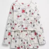 Snoopy-Pyjama-Set für Kinder aus recyceltem Material (Shorts)