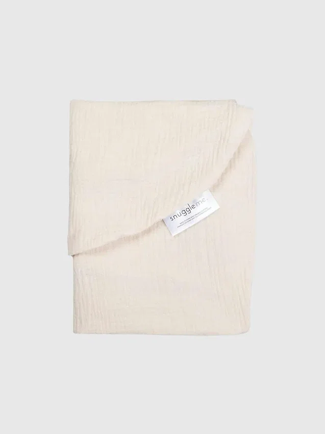 Snuggle Me Lounger Curve Musselin-Bezug