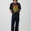 Soundgarden Heavyweight Crop-T-Shirt mit Grafik