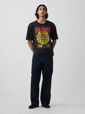 Soundgarden Heavyweight Crop-T-Shirt mit Grafik