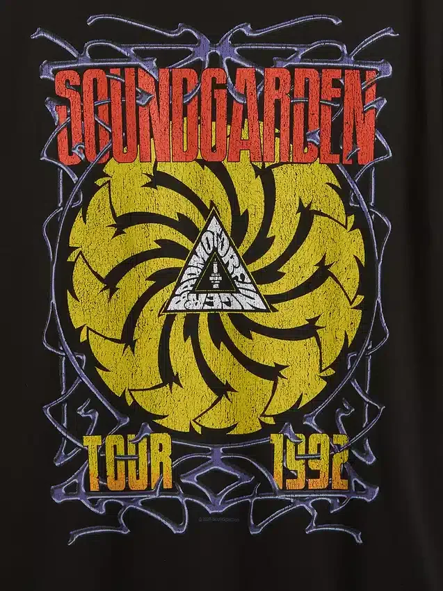 Soundgarden Heavyweight Crop-T-Shirt mit Grafik