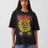 Soundgarden Heavyweight Crop-T-Shirt mit Grafik