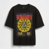 Soundgarden Heavyweight Crop-T-Shirt mit Grafik