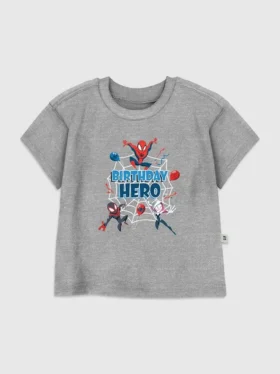 Spiderman-Geburtstagsheld-T-Shirt für Kleinkinder