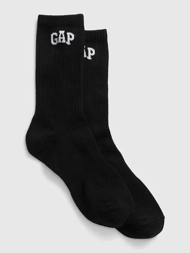 Sportliche Crew-Socken mit Logo