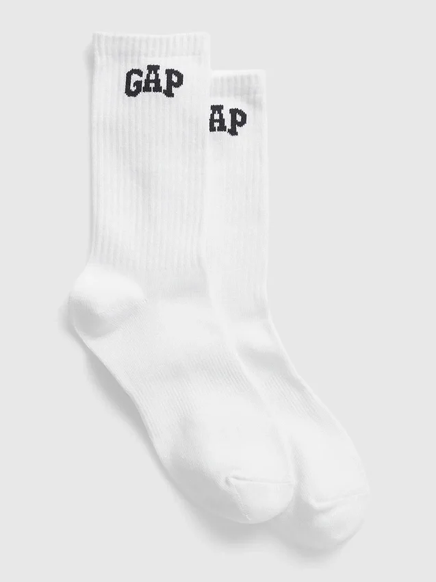 Sportliche Crew-Socken mit Logo