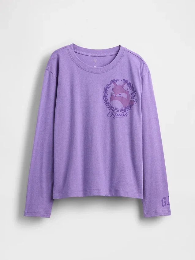 Squishmallow Oversize-T-Shirt mit Grafik für Kinder