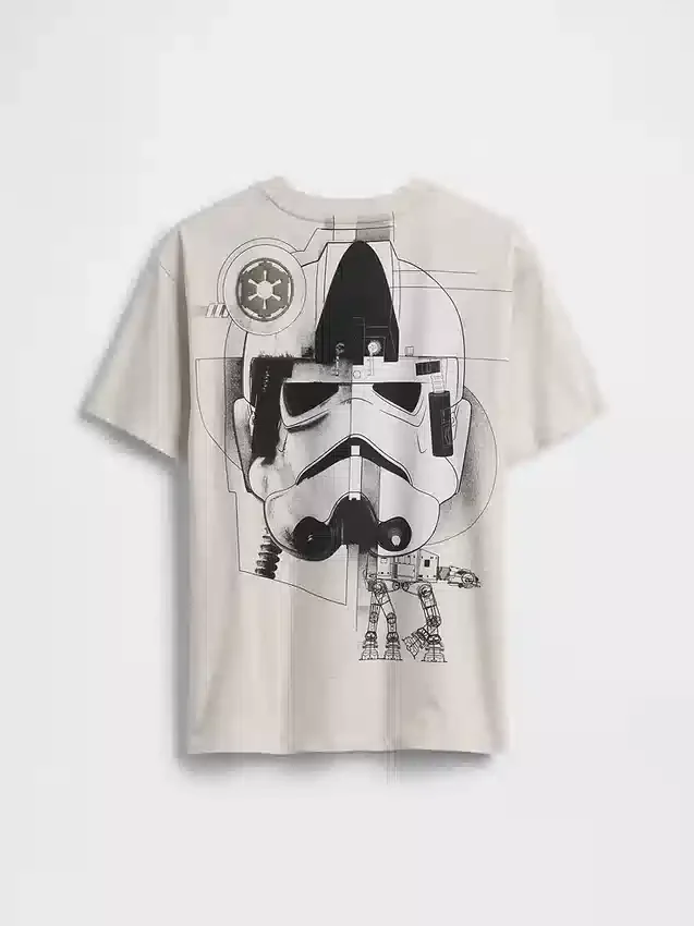 Star Wars Relaxed-Fit-T-Shirt mit Grafik für Kinder