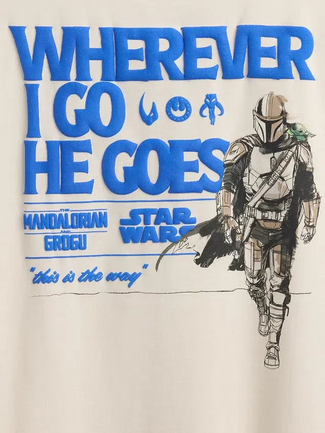 Star Wars Relaxed-Fit-T-Shirt mit Grafik für Kinder