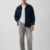 Steife Baggy-Jeans