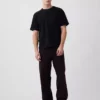 Steife Baggy-Jeans