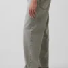 Steife Baggy-Jeans
