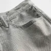 Steife Baggy-Jeans