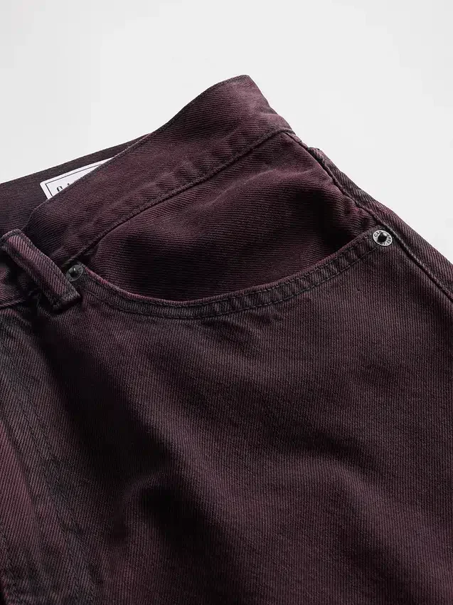 Steife Baggy-Jeans