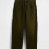 Steife Baggy-Jeans