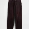 Steife Baggy-Jeans