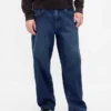 „Stranger Things“ Extra-Baggy-Jeans für Erwachsene mit Flanellfutter