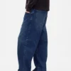 „Stranger Things“ Extra-Baggy-Jeans für Erwachsene mit Flanellfutter