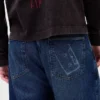 „Stranger Things“ Extra-Baggy-Jeans für Erwachsene mit Flanellfutter