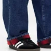 „Stranger Things“ Extra-Baggy-Jeans für Erwachsene mit Flanellfutter