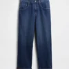„Stranger Things“ Extra-Baggy-Jeans für Erwachsene mit Flanellfutter