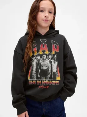 „Stranger Things“ Kinder-Hoodie mit Vintagesoft-Grafik
