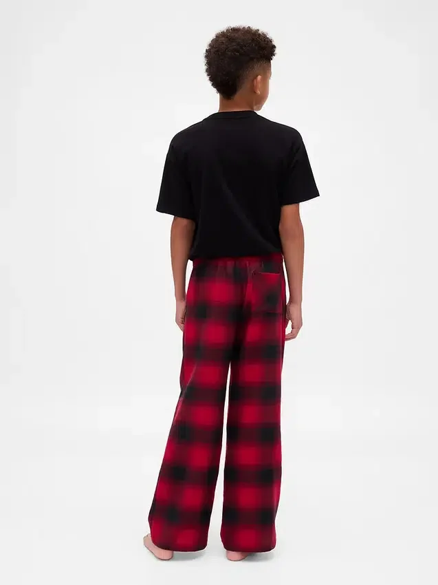 „Stranger Things“ Kinder-Pyjama-Hose aus recyceltem Flanell