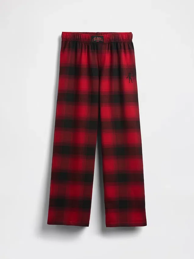 „Stranger Things“ Kinder-Pyjama-Hose aus recyceltem Flanell