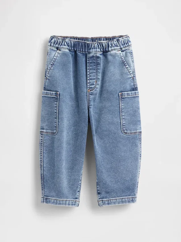 Strick-Barrel-Jeans für Baby & Kleinkind