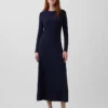 Strick-Maxikleid
