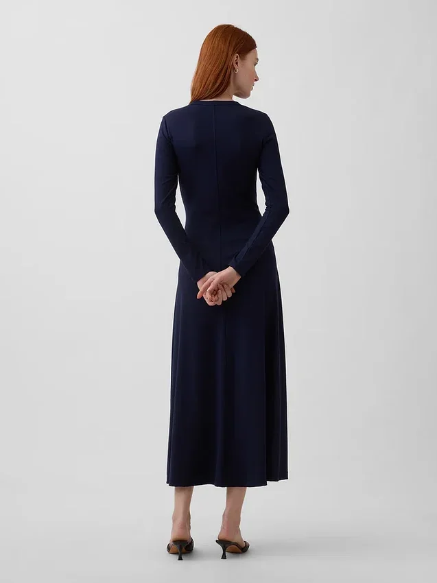 Strick-Maxikleid
