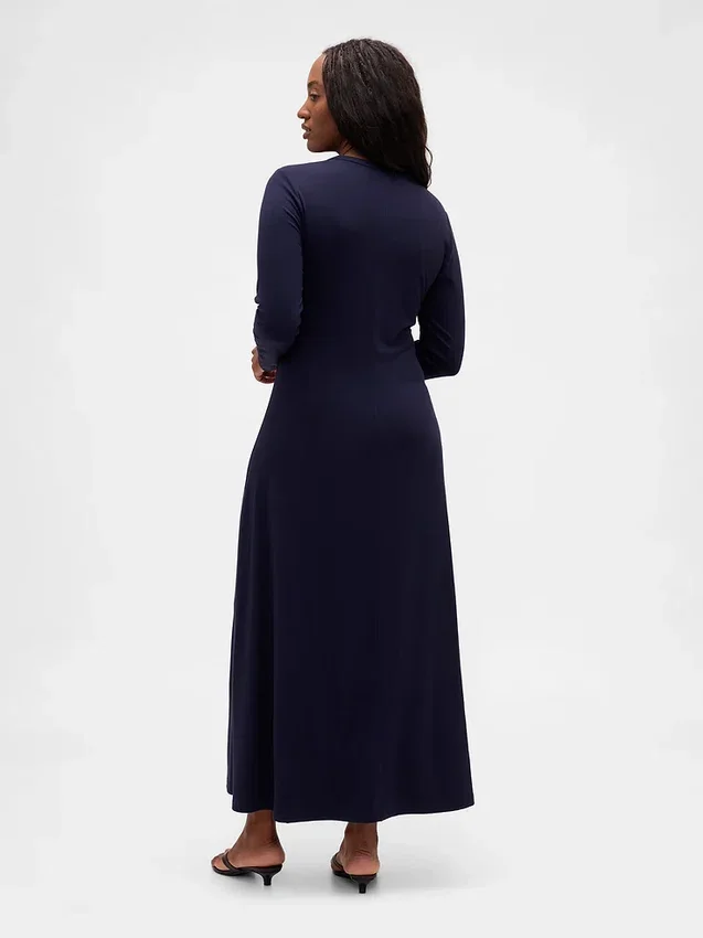 Strick-Maxikleid