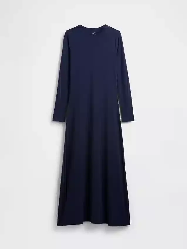 Strick-Maxikleid