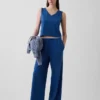 Strickhose mit weitem Bein