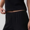 Strickhose mit weitem Bein