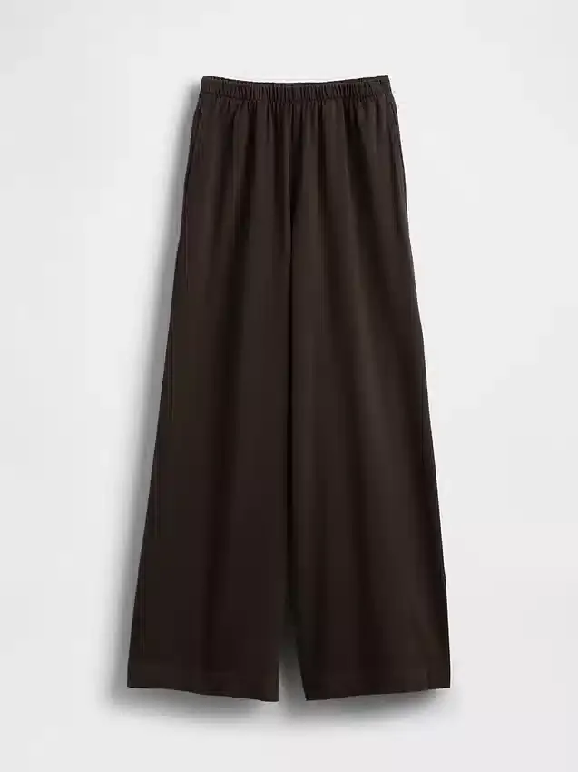 Strickhose mit weitem Bein